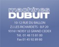 MACHINES DUBUIT