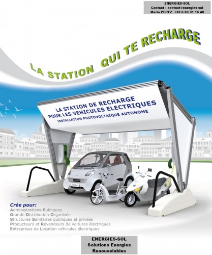 STATION DE RECHARGE VEHICULES ELECTRIQUES