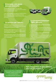 Greenway: Une jeune pousse innovante dans le domaine du transport de marchandises