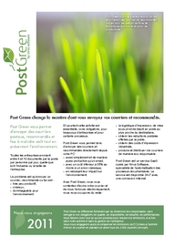 Brochure Post Green